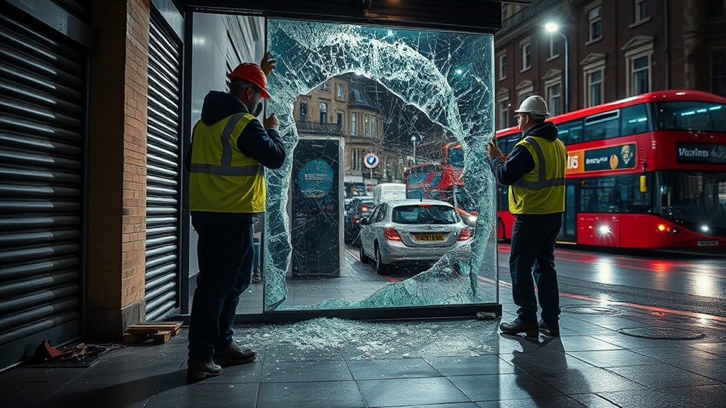 Emergency Shop Front Repair Rotherhithe
