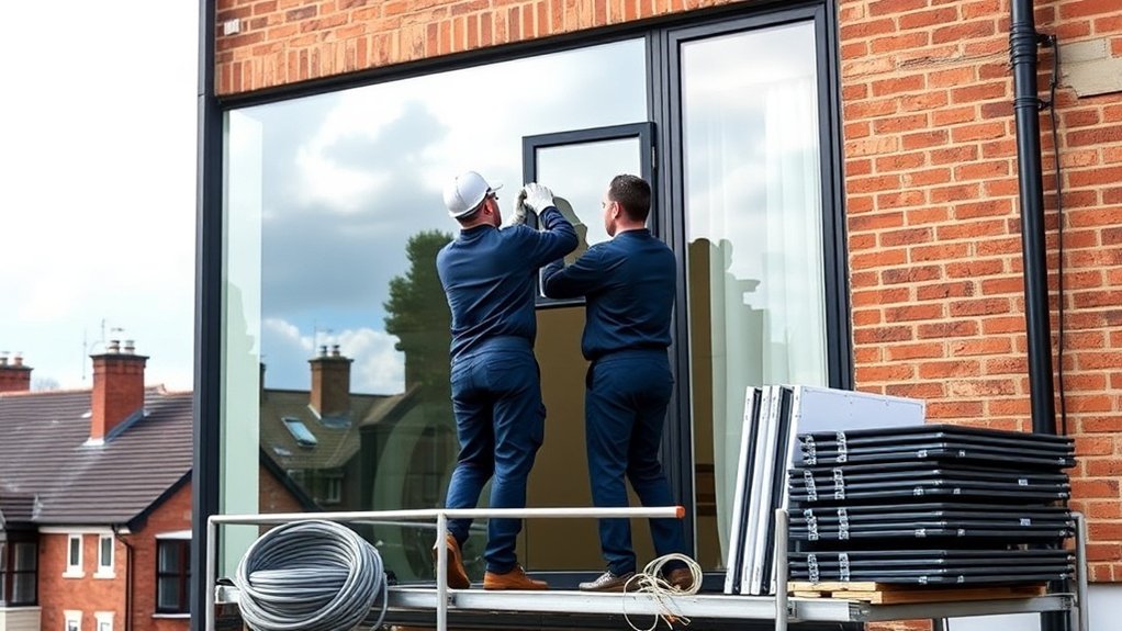 Glazier in Brunel Road